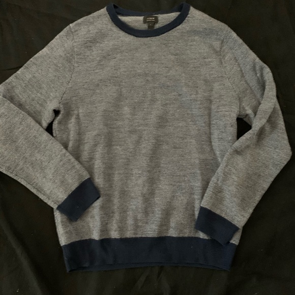 J. Crew Other - J Crew Heather Blue Crewneck Sweater Wool Large